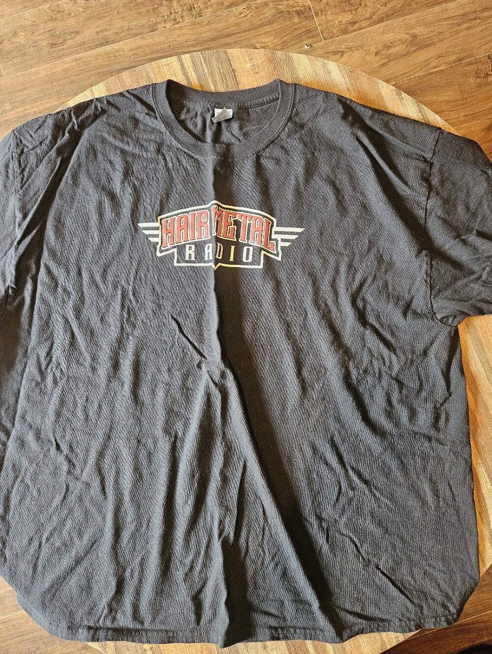 Men's Big Tall Hair Metal Radio T-shirt Sz 3XL  BLACK  #009